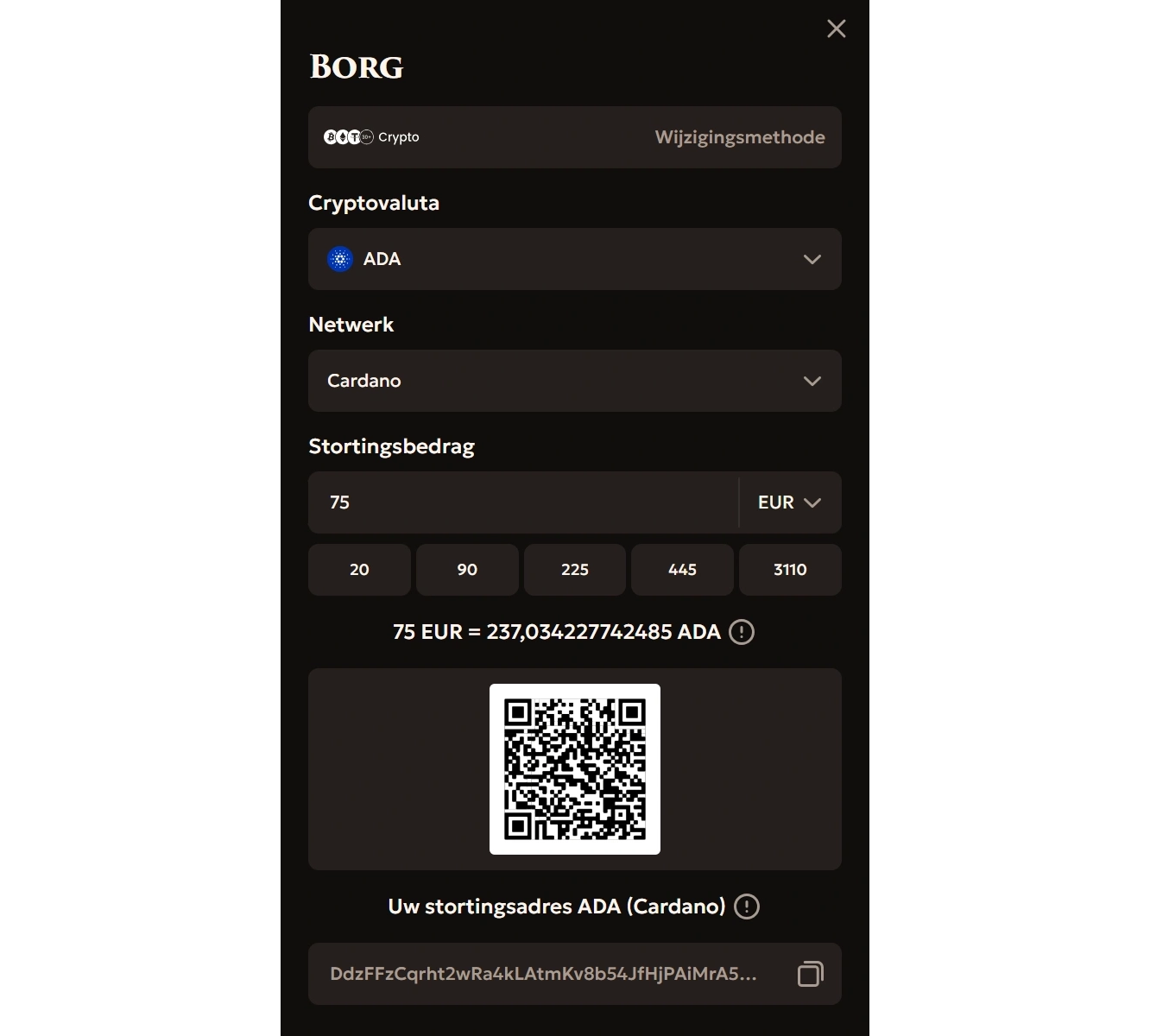 Betalingen bij DragoBet Casino